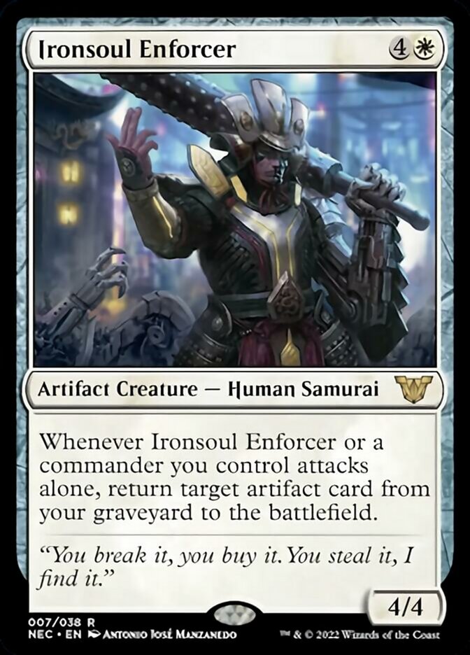 Ironsoul Enforcer [Kamigawa: Neon Dynasty Commander] | Odin's Place