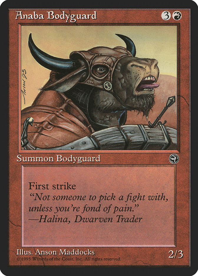Anaba Bodyguard (Halina Flavor Text) [Homelands] | Odin's Place