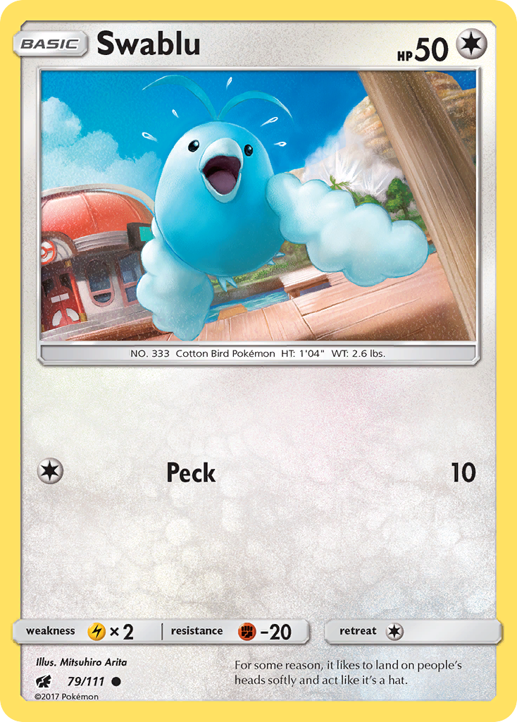 Swablu (79/111) [Sun & Moon: Crimson Invasion] | Odin's Place