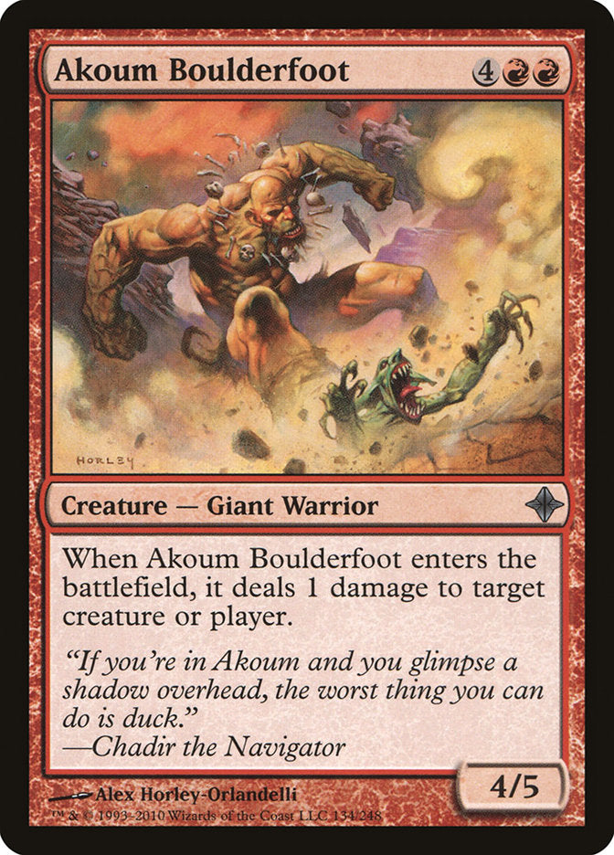 Akoum Boulderfoot (134) [Rise of the Eldrazi] | Odin's Place
