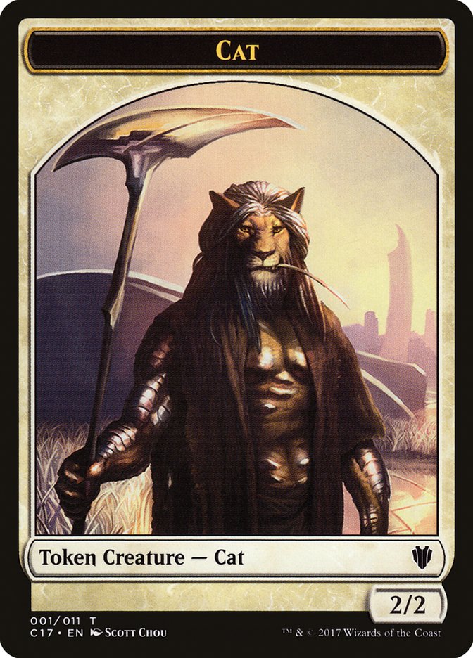 Cat Token [Commander 2017 Tokens] | Odin's Place