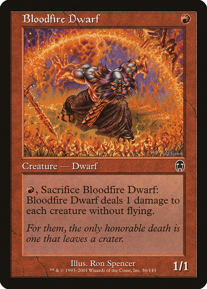 Bloodfire Dwarf (56) [Apocalypse] | Odin's Place