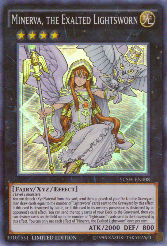 Minerva, the Exalted Lightsworn [YCSW-EN008] Super Rare | Odin's Place