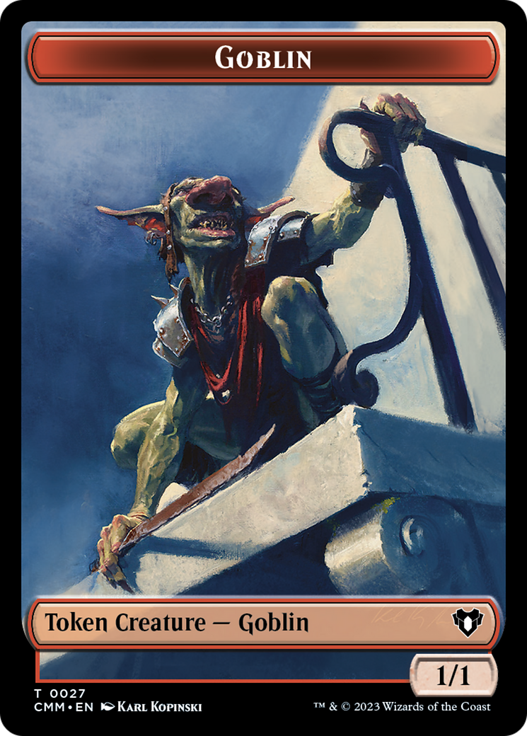 Goblin Token [Commander Masters Tokens] | Odin's Place