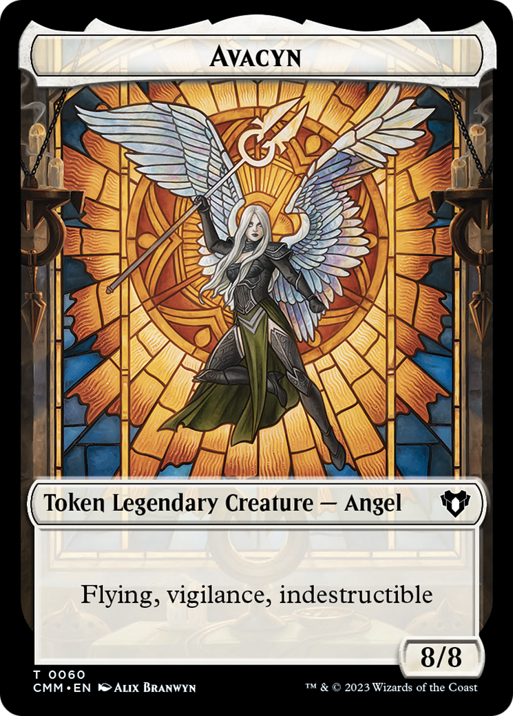 Copy (54) // Avacyn Double-Sided Token [Commander Masters Tokens] | Odin's Place