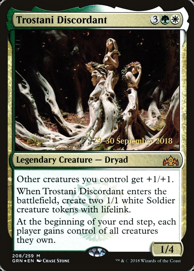 Trostani Discordant (208) [Guilds of Ravnica Prerelease Promos] | Odin's Place