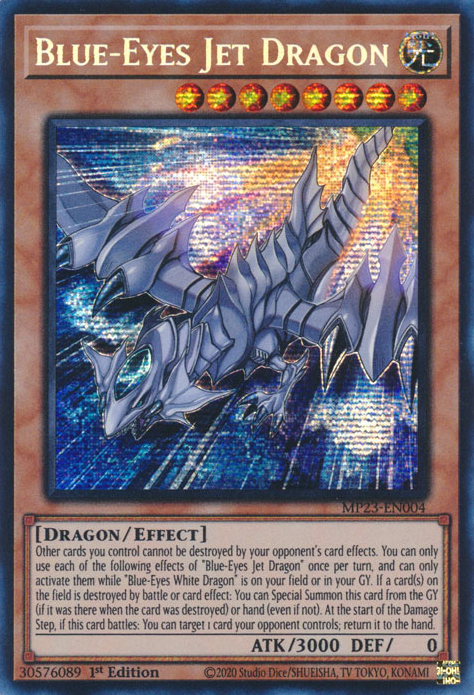 Blue-Eyes Jet Dragon [MP23-EN004] Prismatic Secret Rare | Odin's Place
