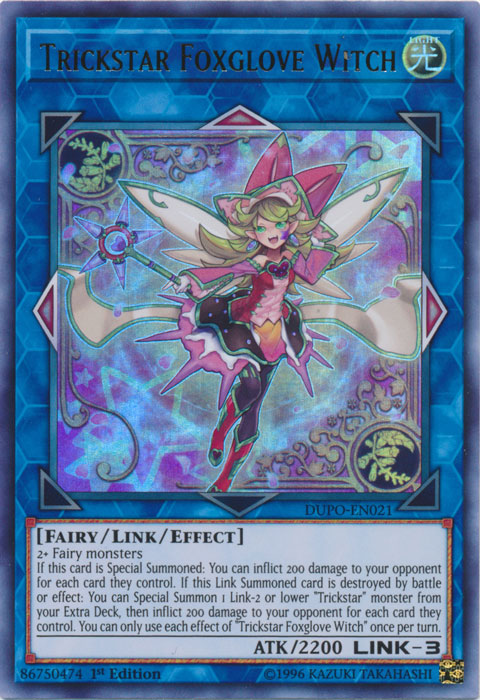 Trickstar Foxglove Witch [DUPO-EN021] Ultra Rare | Odin's Place