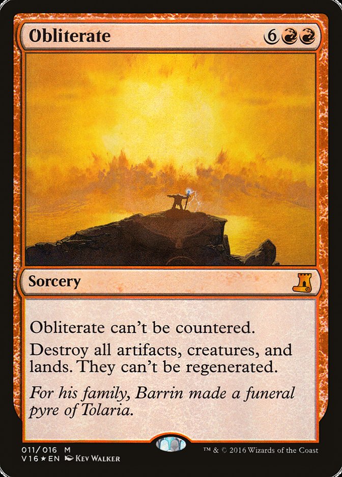Obliterate (11) [From the Vault: Lore] | Odin's Place