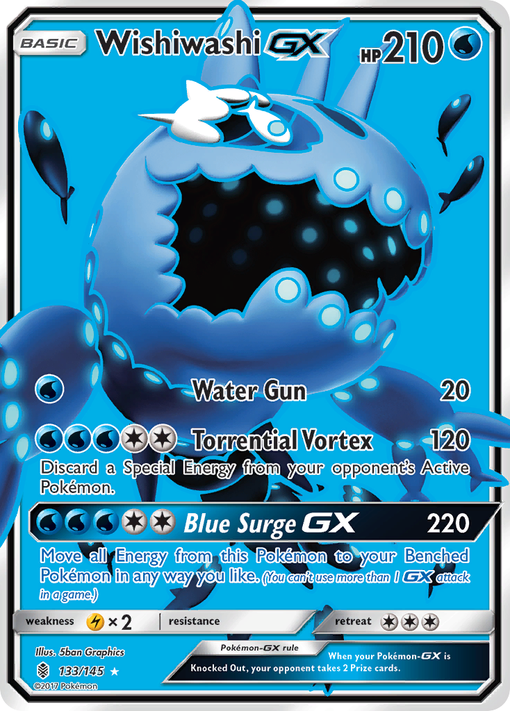 Wishiwashi GX (133/145) [Sun & Moon: Guardians Rising] | Odin's Place