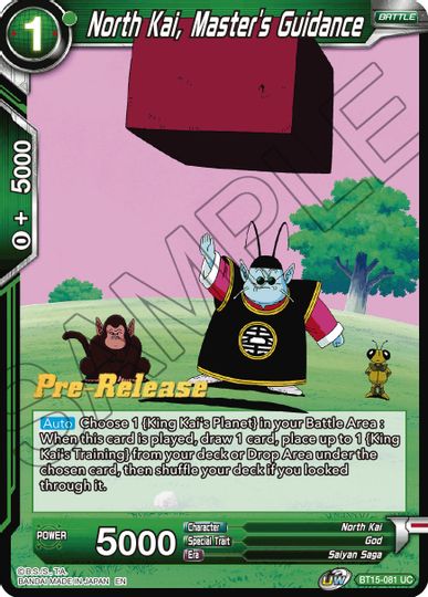 North Kai, Master's Guidance (BT15-081) [Saiyan Showdown Prerelease Promos] | Odin's Place