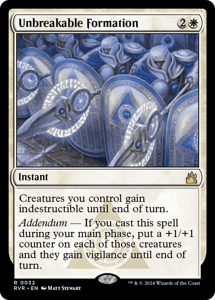 Unbreakable Formation [Ravnica Remastered] | Odin's Place