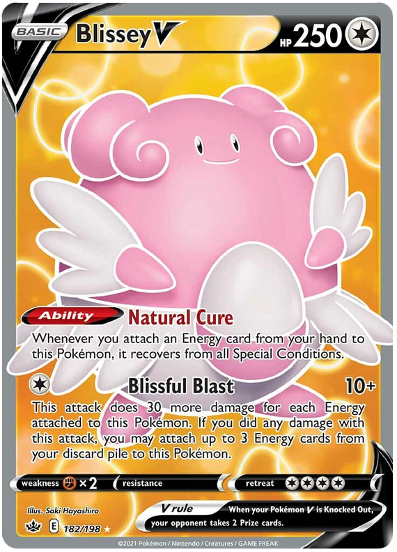 Blissey V (182/198) [Sword & Shield: Chilling Reign] | Odin's Place