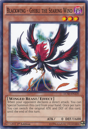 Blackwing - Ghibli the Searing Wind [LC5D-EN120] Common | Odin's Place