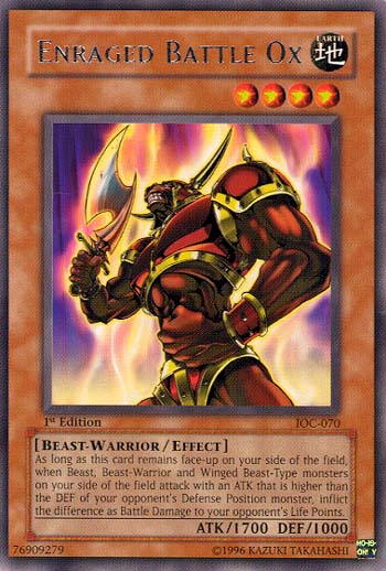 Enraged Battle Ox [IOC-070] Rare | Odin's Place