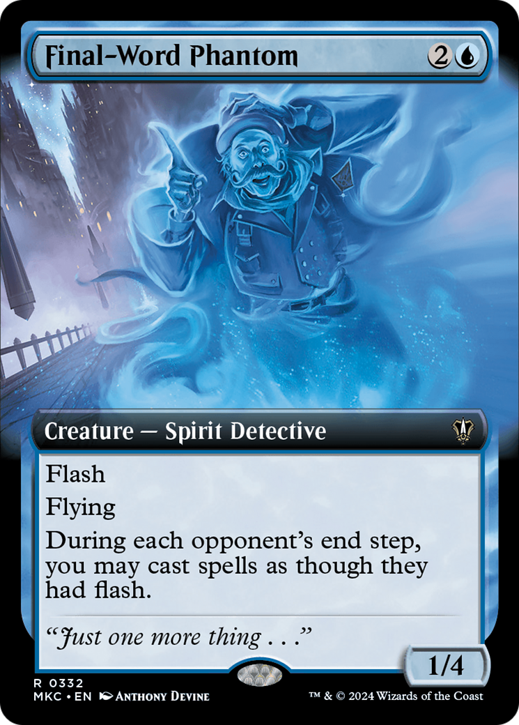Final-Word Phantom (Extended Art) [Murders at Karlov Manor Commander] | Odin's Place