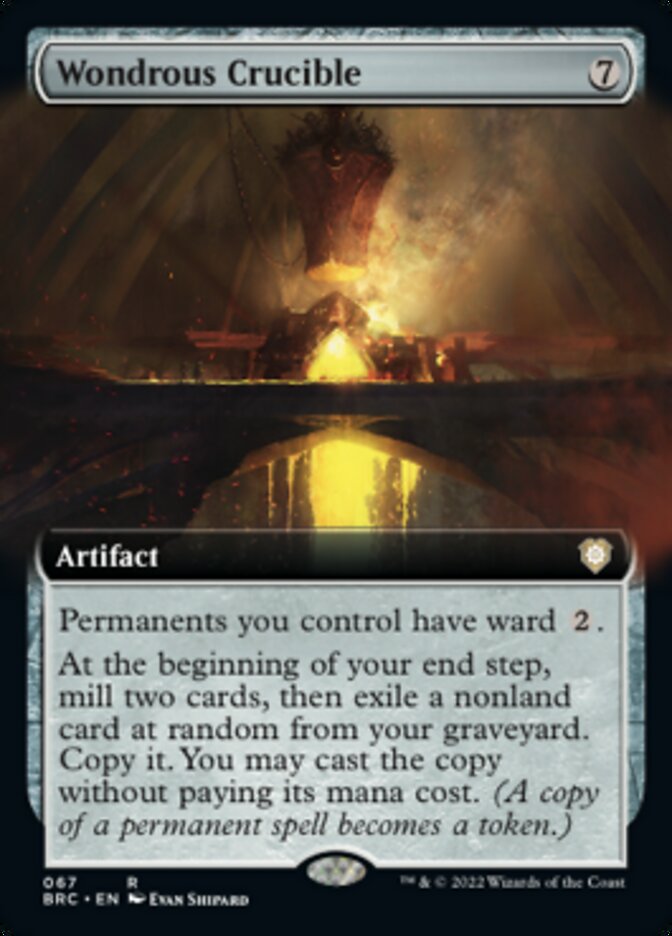 Wondrous Crucible (Extended Art) [The Brothers' War Commander] | Odin's Place