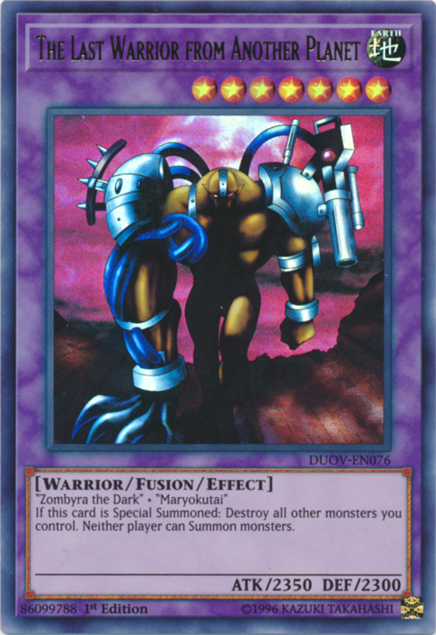 The Last Warrior from Another Planet [DUOV-EN076] Ultra Rare | Odin's Place