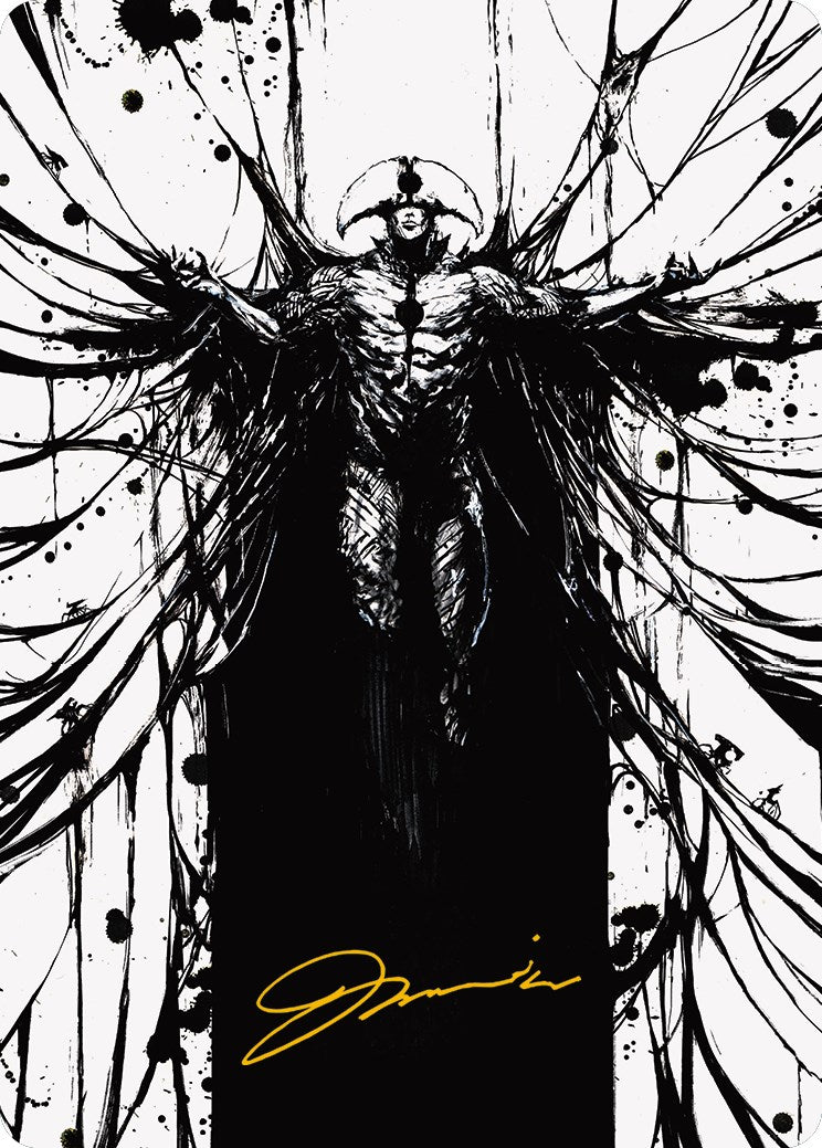 Sinew Dancer Art Card (Gold-Stamped Signature) [Phyrexia: All Will Be One Art Series] | Odin's Place