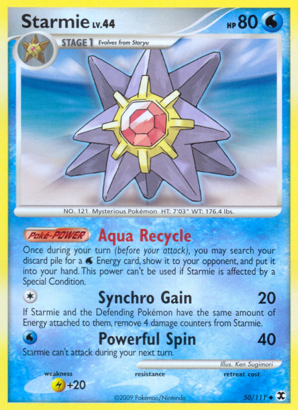 Starmie (50/111) [Platinum: Rising Rivals] | Odin's Place