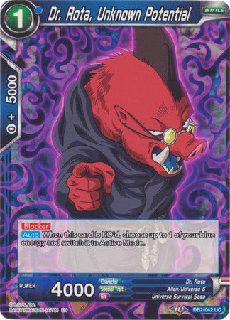 Dr. Rota, Unknown Potential (DB2-042) [Divine Multiverse] | Odin's Place
