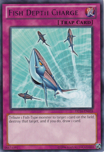 Fish Depth Charge (Blue) [DL14-EN018] Rare | Odin's Place