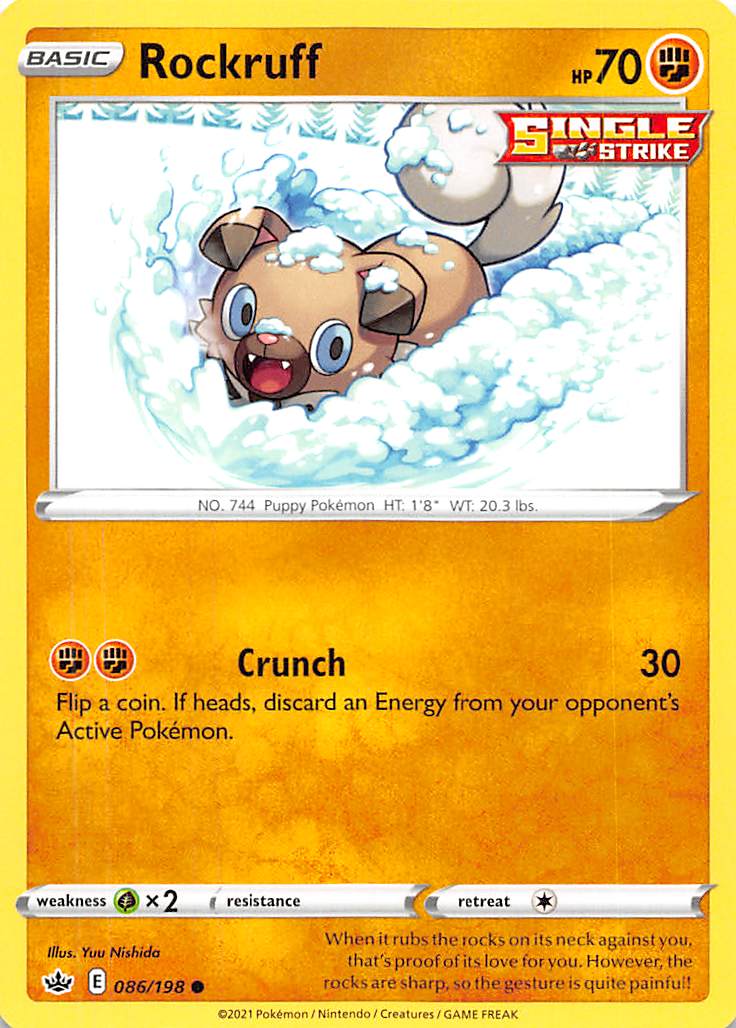 Rockruff (086/198) [Sword & Shield: Chilling Reign] | Odin's Place