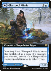 Glasspool Mimic // Glasspool Shore (Extended Art) [Zendikar Rising] | Odin's Place