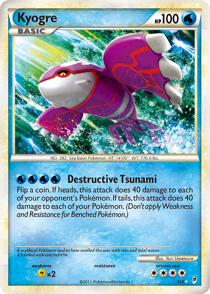 Kyogre (SL6) [HeartGold & SoulSilver: Call of Legends] | Odin's Place