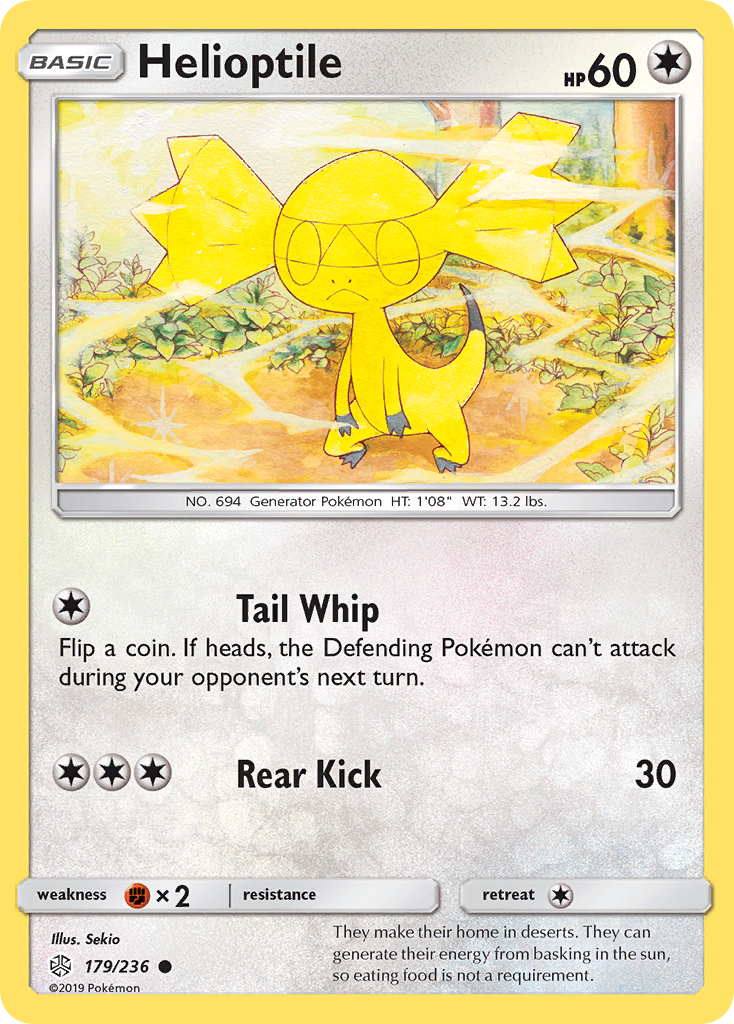 Helioptile (179/236) [Sun & Moon: Cosmic Eclipse] | Odin's Place