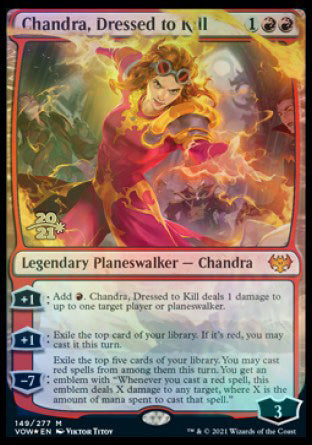 Chandra, Dressed to Kill [Innistrad: Crimson Vow Prerelease Promos] | Odin's Place