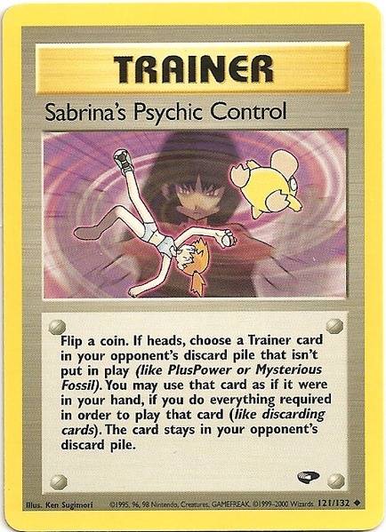 Sabrina's Psychic Control (121/132) [Gym Challenge Unlimited] | Odin's Place