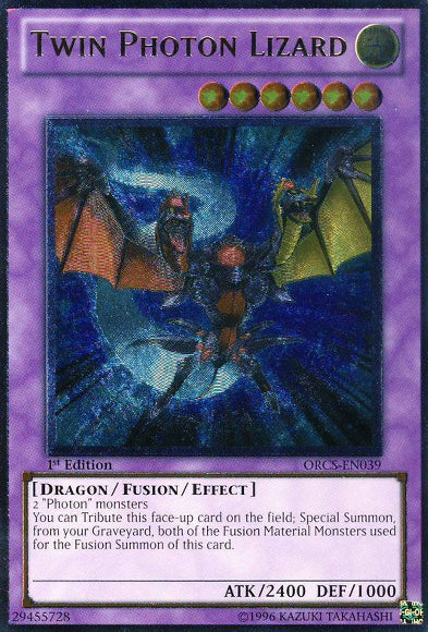 Twin Photon Lizard [ORCS-EN039] Ultimate Rare | Odin's Place