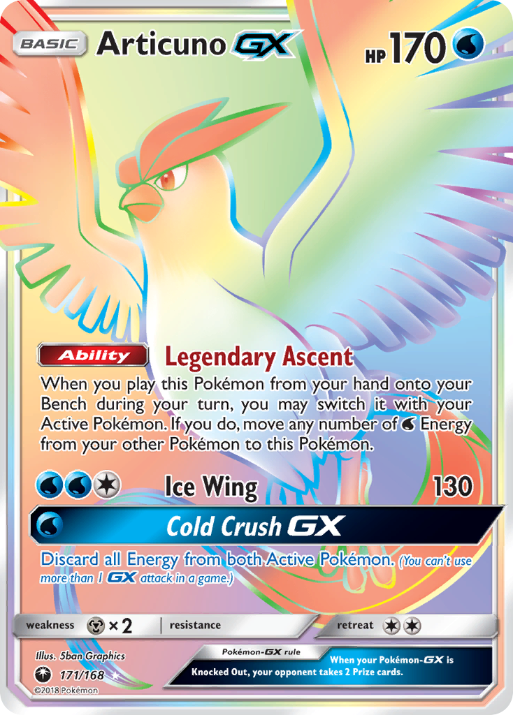 Articuno GX (171/168) [Sun & Moon: Celestial Storm] | Odin's Place