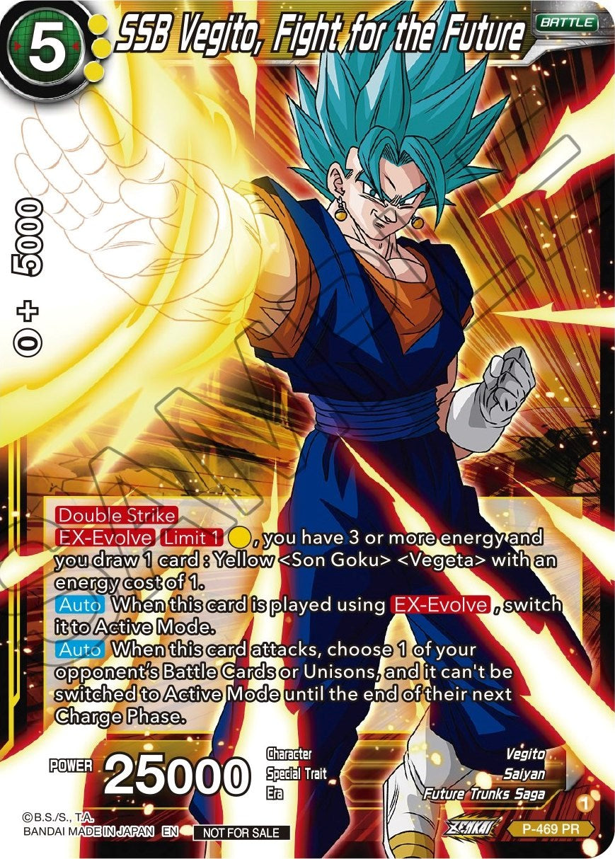 SSB Vegito, Fight for the Future (Z03 Dash Pack) (P-469) [Promotion Cards] | Odin's Place