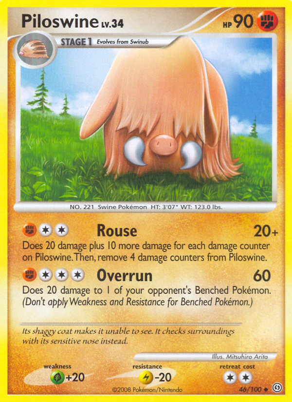 Piloswine (46/100) [Diamond & Pearl: Stormfront] | Odin's Place