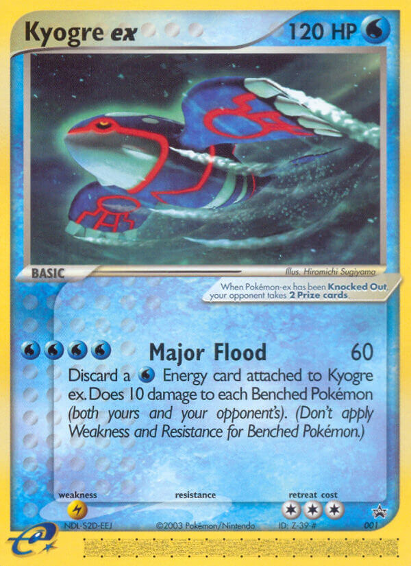 Kyogre ex (001) [Nintendo: Black Star Promos] | Odin's Place