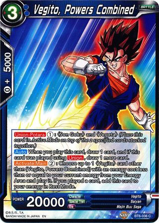 Vegito, Powers Combined (BT6-036) [Destroyer Kings] | Odin's Place