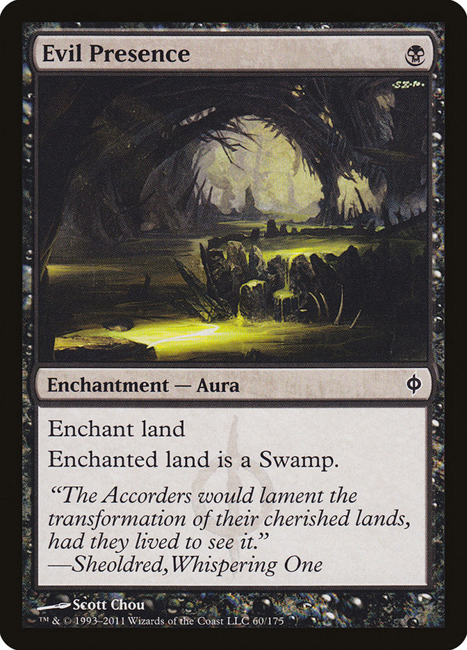 Evil Presence (60) [New Phyrexia] | Odin's Place