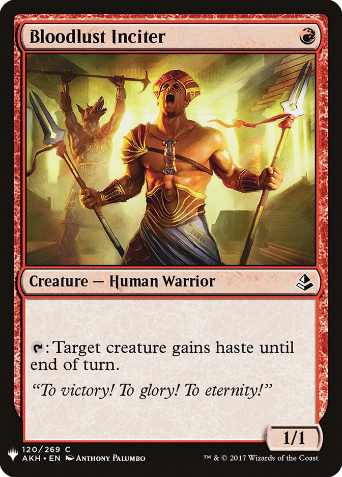 Bloodlust Inciter [Mystery Booster] | Odin's Place