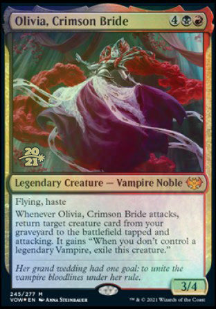 Olivia, Crimson Bride [Innistrad: Crimson Vow Prerelease Promos] | Odin's Place