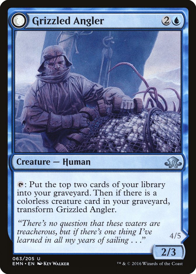 Grizzled Angler // Grisly Anglerfish [Eldritch Moon] | Odin's Place