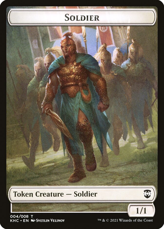 Bird (005) // Soldier Double-Sided Token [Kaldheim Commander Tokens] | Odin's Place