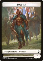 Bird (005) // Soldier Double-Sided Token [Kaldheim Commander Tokens] | Odin's Place
