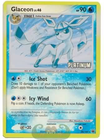 Glaceon (20/100) [Burger King Promos: 2009 Collection] | Odin's Place