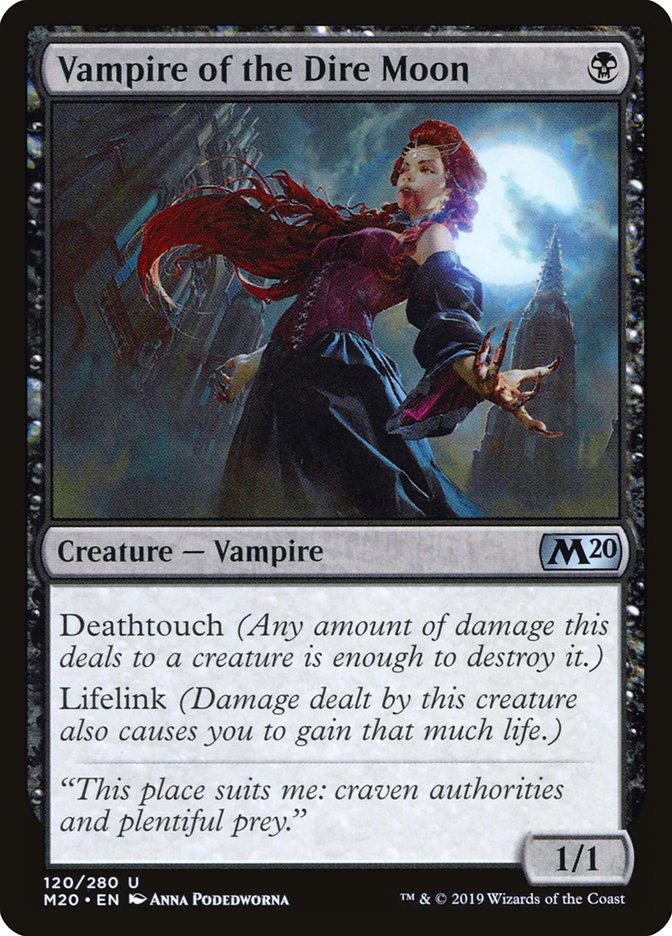 Vampire of the Dire Moon [Core Set 2020] | Odin's Place