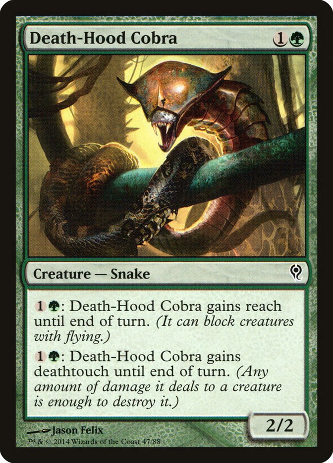 Death-Hood Cobra (47) [Duel Decks: Jace vs. Vraska] | Odin's Place