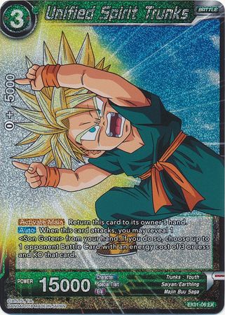 Unified Spirit Trunks (Foil) (EX01-06) [Mighty Heroes] | Odin's Place