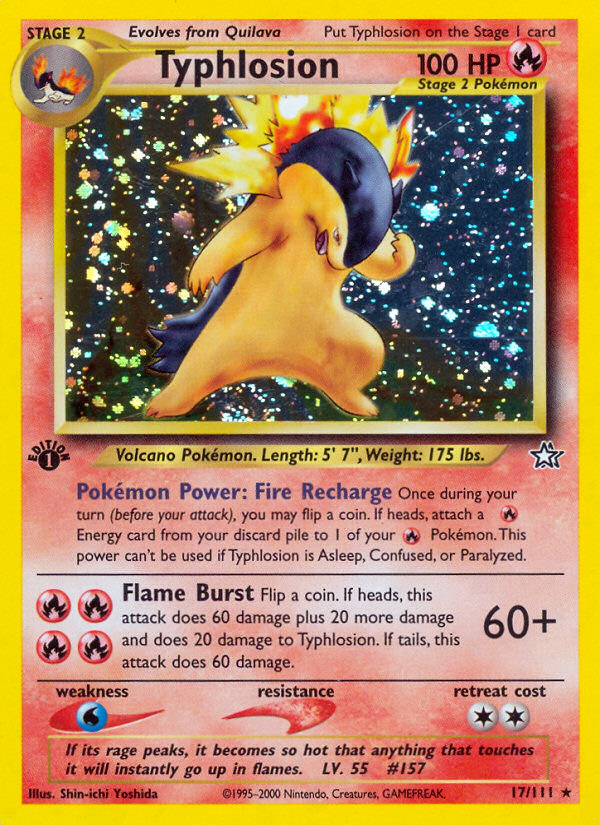 Typhlosion (17/111) [Neo Genesis 1st Edition] | Odin's Place