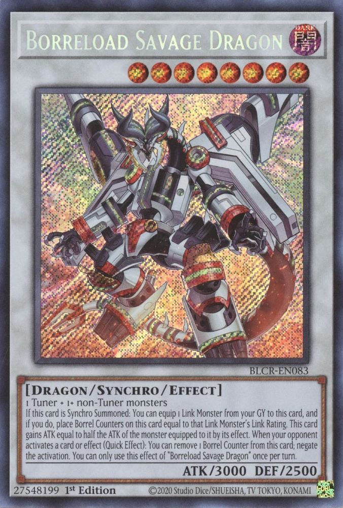 Borreload Savage Dragon [BLCR-EN083] Secret Rare | Odin's Place